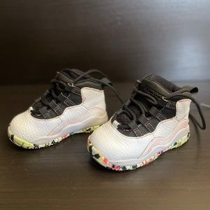 Retro Jordan 10 'Ember Glow'  (Size 5C)